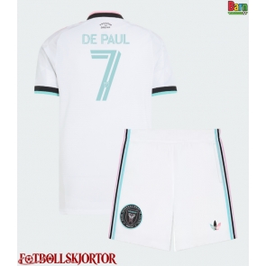 Inter Miami Rodrigo De Paul #7 Tredje Kläder Barn 2026-27 Kortärmad (+ Korta byxor)